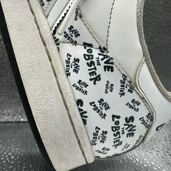 Adidas x Philip Colbert Save The Lobsters Superstar White Black Sneakers Sz 7 - Picture 7 of 16